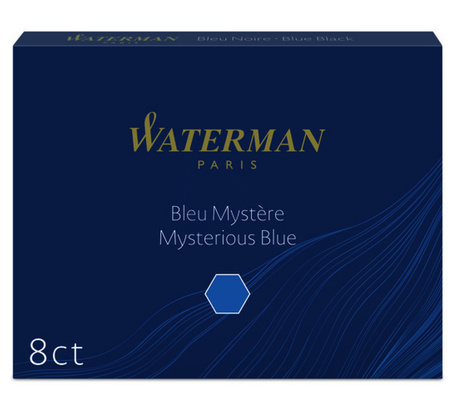 NABOJE ATRAMENTOWE WATERMAN STANDARD NIEBIESKO-CZARNE (8)