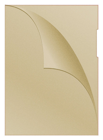 Obwoluta DONAU typu L, PP, A4, groszkowa, 120mikr., żółta