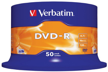 PŁYTY VERBATIM DVD-R cake50