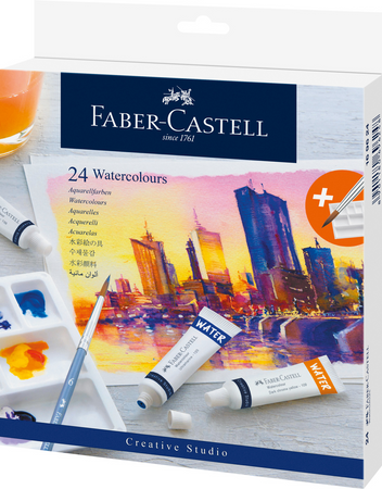 Farby akwarelowe Faber-Castell Creative Studio 24 kolory