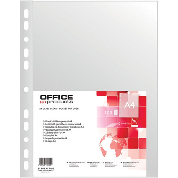 Koszulki Office Products A4/45µm groszkowe (100)