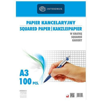 PAPIER KANCELARYJNY A3 # 100 ARKUSZY