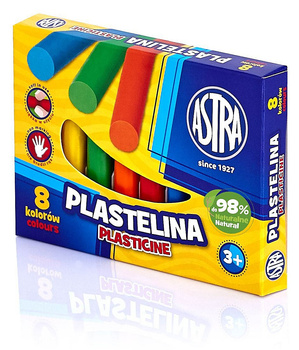 Plastelina Astra 8 kolorów