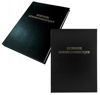 Dziennik korespondencyjny A4 300 kartek granatowy