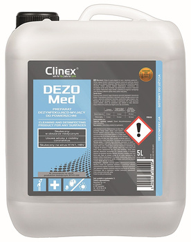 Preparat dezynfekująco-myjący do powierzchni CLINEX, Dezomed, 5l