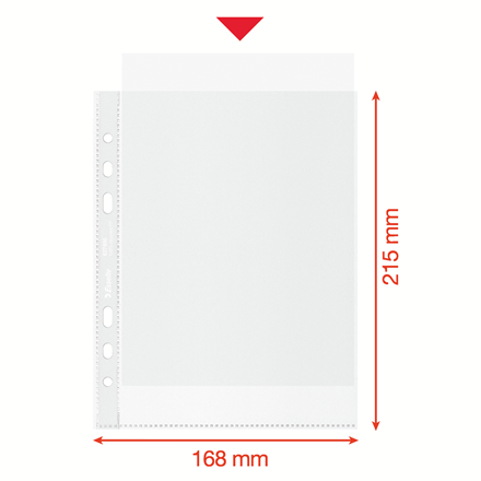 Koszulki Esselte Recycled Premium A5/70µm groszkowe (100) 