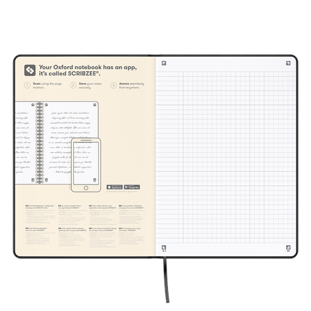 Notatnik Oxford Signature A5/80k kratka czarny