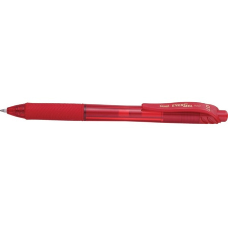 PIÓRO ŻELOWE PENTEL ENERGEL X BL107 CZERWONE