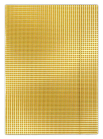 Teczka kartonowa z gumką Donau A4/400g w kratę niebieska