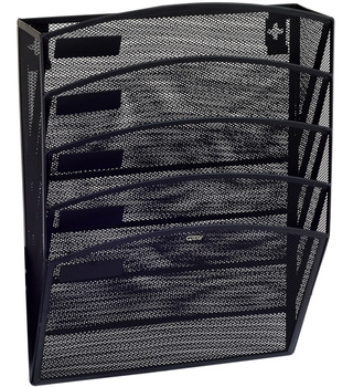 Pojemnik na dokumenty Grand GR-080 naścienny metalowy czarny