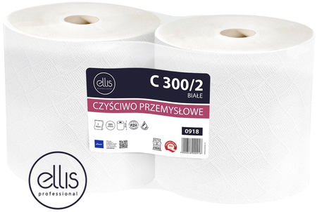 Czyściwo w rolce Ellis 290m 2w celuloza białe (2)