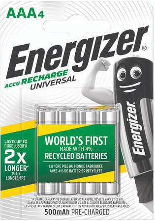 Akumulatorki Energizer Universal AAA HR3 500mAh (4)