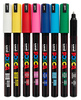 Markery z farbą plakatową Uni POSCA PC-1MR 8 kolorów