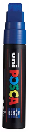 Marker z farbą plakatową Uni POSCA PC-17K 15mm niebieski