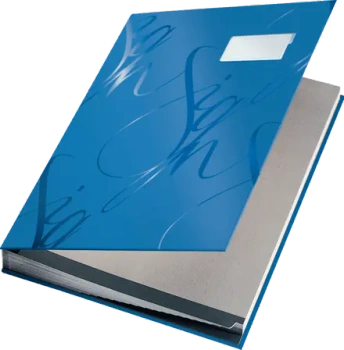 TECZKA DO PODPISU LEITZ 18 PRZEKŁADEK NIEBIESKA