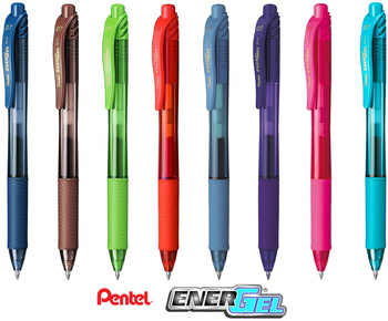 Pióro kulkowe Pentel EnerGel BL107 błekitne