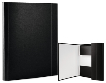 Teczka kartonowa z gumką Office Products A4/30mm czarna