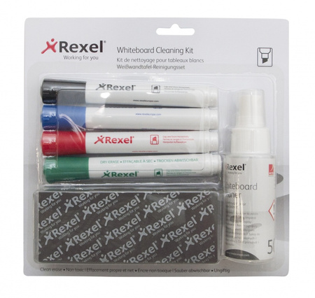 ZESTAW DO TABLIC REXEL WHITEBOARD CLEANING KIT