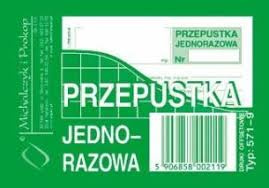 PRZEPUSTKA JEDNORAZOWA A7 (OFFSET)