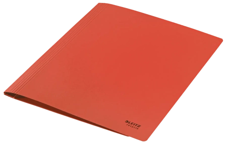 Skoroszyt kartonowy Leitz Recycle A4 czerwony