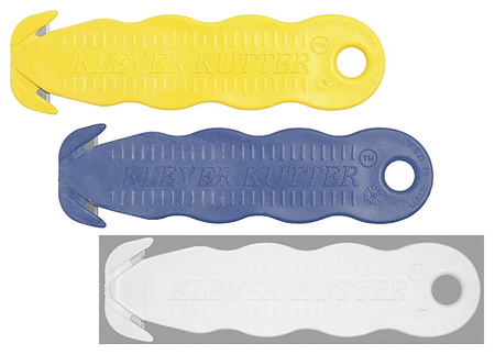Nóż bezpieczny Klever Kutter KCJ biały