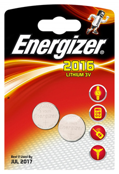 Baterie Energizer Lithium CR2016 3V (2)