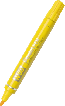 MARKER PERMANENTNY PENTEL N50 ŻÓŁTY