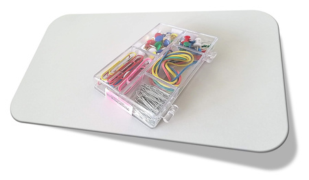 Zestaw biurowy (pinezki, gumki i spinacze) OFFICE PRODUCTS, mix 110szt.