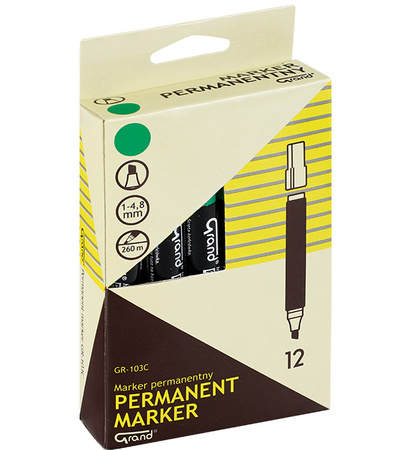 MARKER PERMANENTNY GRAND GR-103C ZIELONY