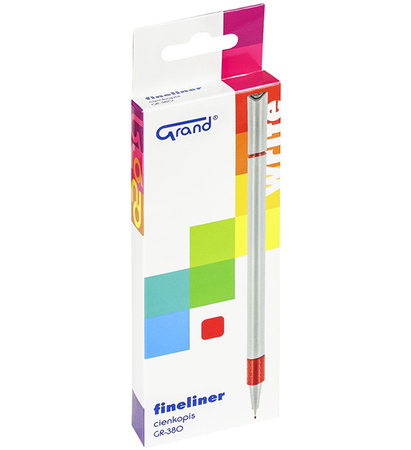 Cienkopisy Grand GR-380 czerwone