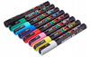 Markery z farbą plakatową Uni POSCA PC-5M 8 kolorów