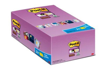 Karteczki Post-it Super Sticky 76x127mm (655-P16SSCY) żółte (16x90)