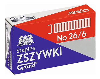 Zszywki Grand 26/6 (1000)