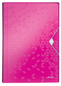 TECZKA LEITZ WOW 6 PRZEGRÓDEK RÓŻOWA