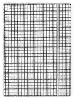 Teczka kartonowa z gumką Donau A4/400g w kratę biała