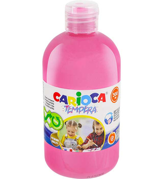 Farba tempera Carioca 500ml ciemnoróżowa