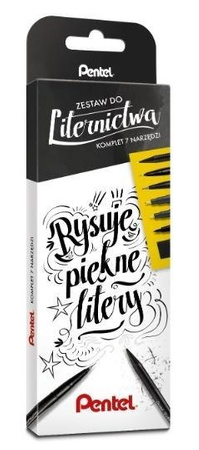 Zestaw do liternictwa Pentel "Rysuję piękne litery