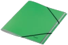 Teczka PP z gumką Leitz Recycle A4 12 przekładek zielona