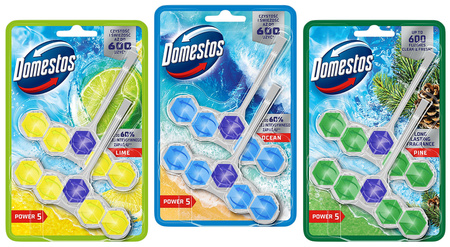 Zawieszka do WC Domestos Power 5 50g Lime (2)