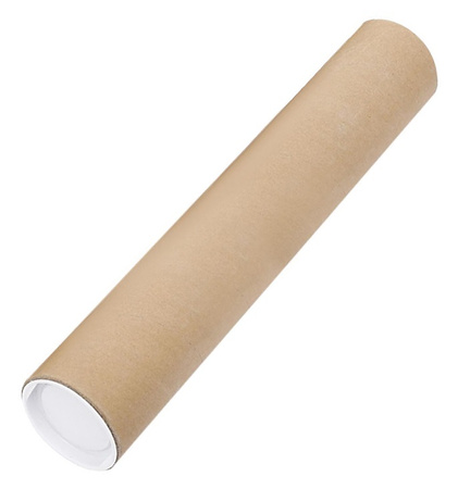 Tuba tekturowa OFFICE PRODUCTS śr. 100 mm, dł. 550 mm, na formaty A2, B3, B2