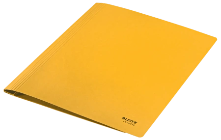 Skoroszyt kartonowy Leitz Recycle A4 żółty