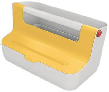 Pojemnik z uchwytem Leitz Cosy żółty