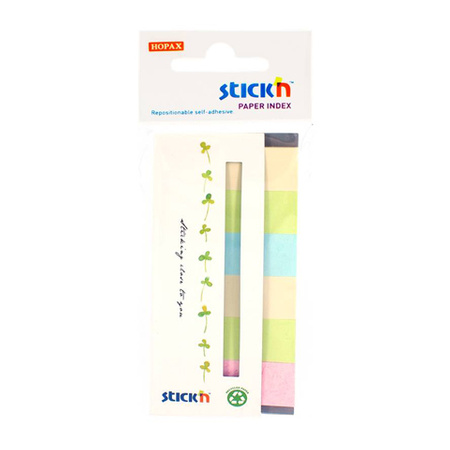 ZAKŁADKI STICK'N 15x45mm 6 KOLORÓW (6x30)