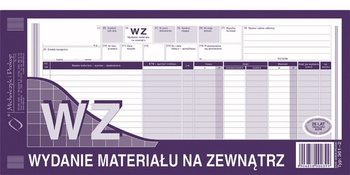 WYDANIE MATERIAŁU NA ZEWNĄTRZ 1/3 A3 (WIELOKOPIA)