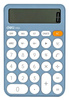 Kalkulator Deli M124 niebieski
