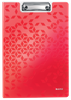 Teczka z klipem Leitz Wow A4 czerwona