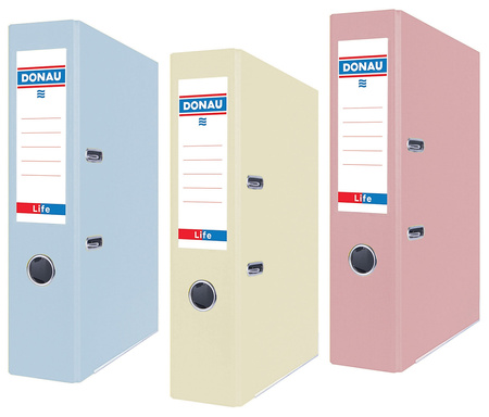 Segregator Donau Life pastel A4/75mm różowy