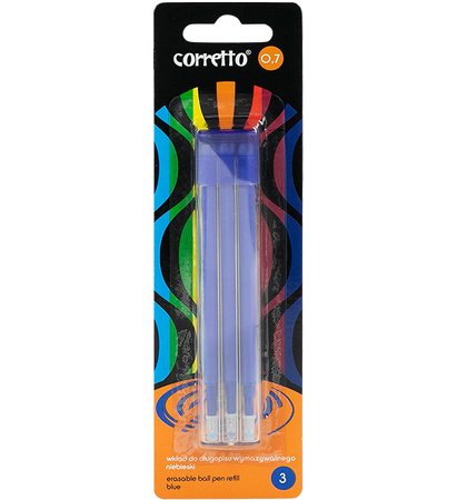 Wkłady wymazywalne Corretto GR 1609 niebieske (3)