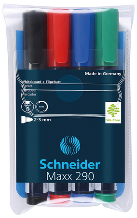 Markery do tablic Schneider Maxx 290 4 kolory