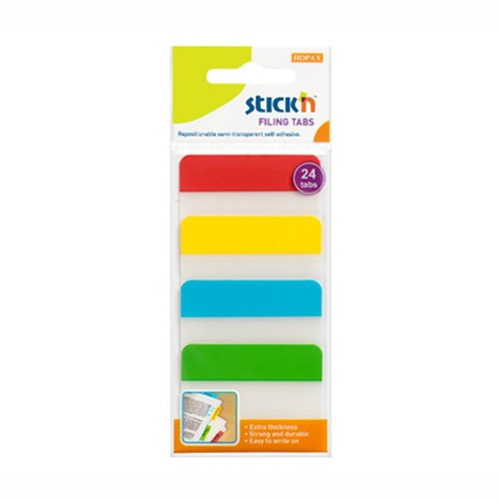 ZAKŁADKI STICK'N 25*38mm 4 KOLORY (4*6)